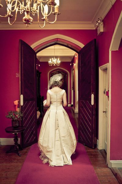 Bride in Hallway